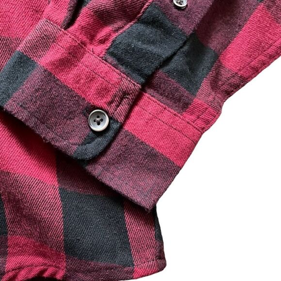 NWT TAILOR VINTAGE Airotec Buffalo Stretch Flannel Shirt Size Large - Picture 5 of 8